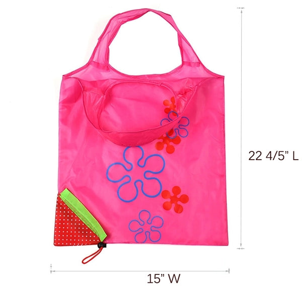 Strawberry Foldaway Tote Bag