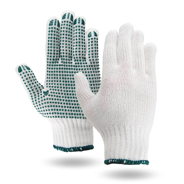 Green & White Freezer Gloves