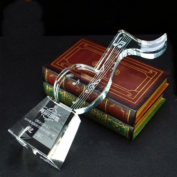 Cyrstal Note Music Trophy