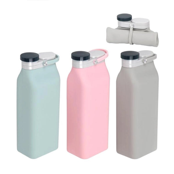 Outdoor Silicone Foldable Water Beverage Bottle