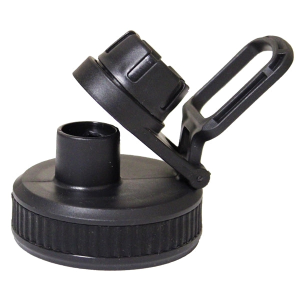 32 Oz. Stainless steel vacuum bottle with twist-on lid/spout