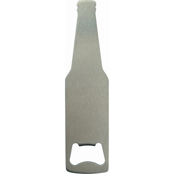 1 7/16" x 5 3/4" Stainless Steel Bottle Shaped Bottle Opener