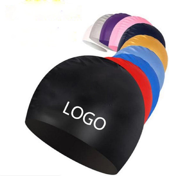 Silicone Solid Flat Swimming Caps