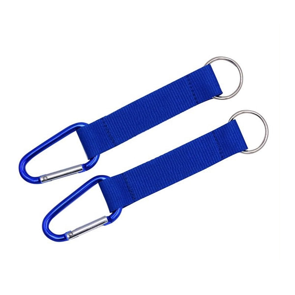 Carabiner Keychain with Polyester Strap