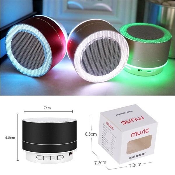 Mini Wireless Bluetooth Speaker with Light Free Shipping