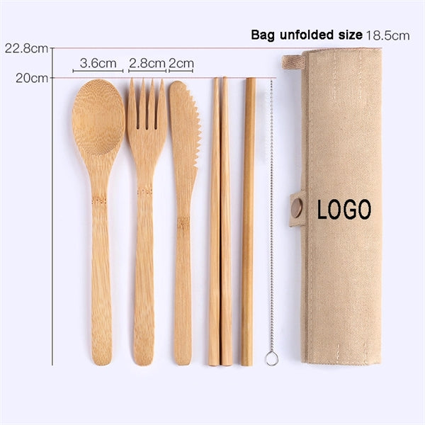 Travel Portable Bamboo Utensils