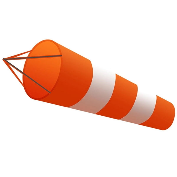 Airport Windsock with Reflective Belts