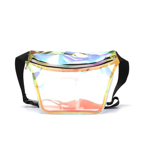Holographic Transparent Waist Bags