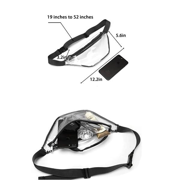 Transparent PVC Waist Bag