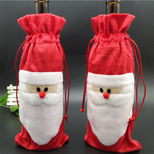 Christmas bottle bag