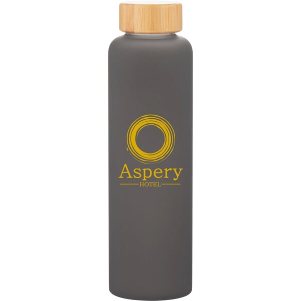 18 oz h2go Rincon Single Wall Glass Water Bottle