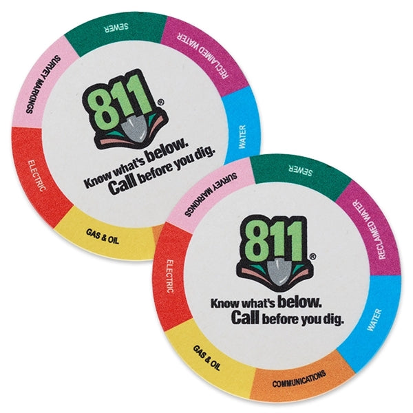 60 Point 3.5" Pulp Board Coasters, DIGITAL PRINT