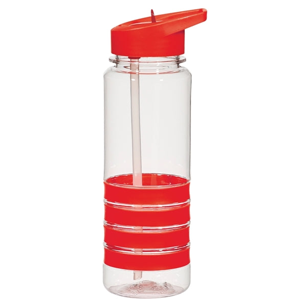 24 Oz. Water Bottle with Silicone Bands