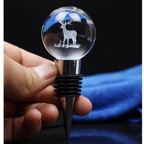 Crystal Globe Wine Bottle Stopper