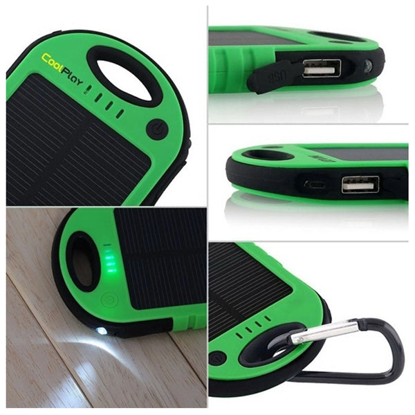 Inventory Back To School Solar Power Charger 5000mah