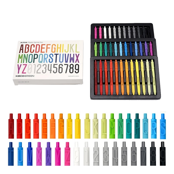 Kaco Alphabet and Number Pen Gift Set
