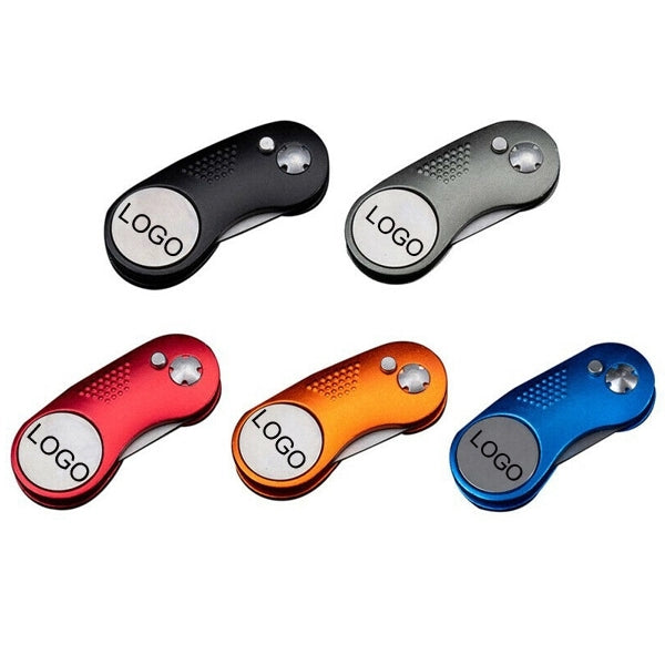 Metal Folding Golf Divot Repair Tool