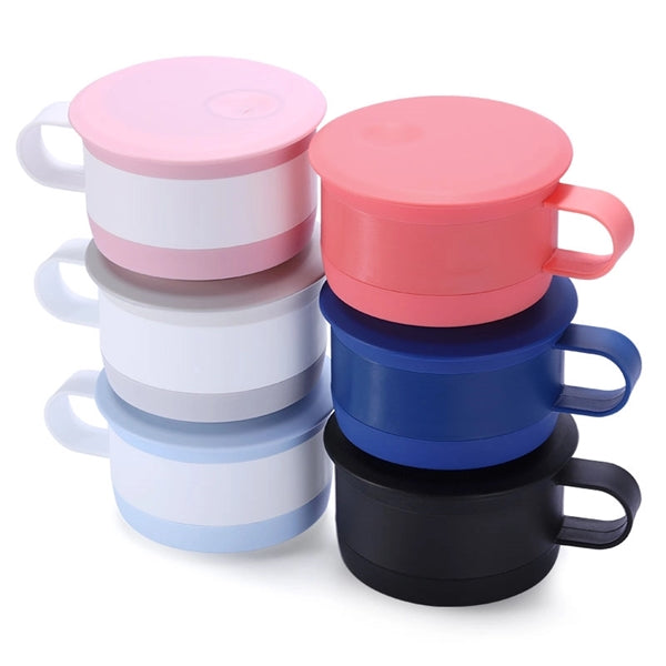 Collapsible Silicone Travel Cup W/ Straw