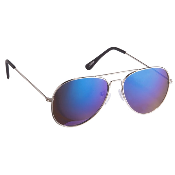 Pilot's Mirrored Aviator Sunglasses