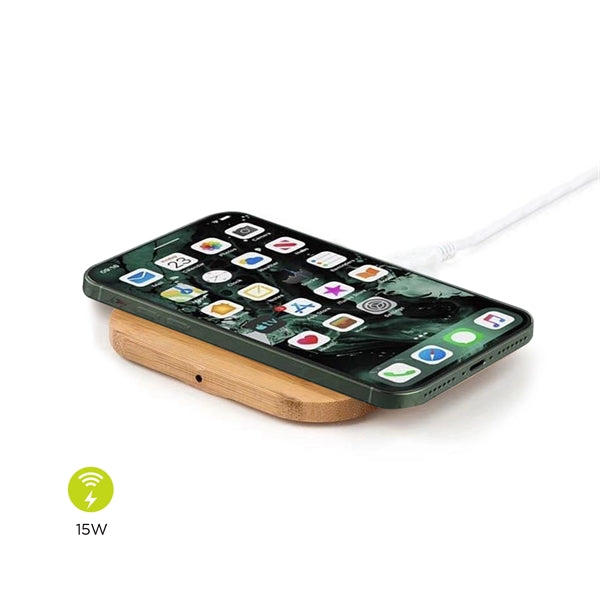 Nature Inspired Bamboo Fast Charging 15W Pad