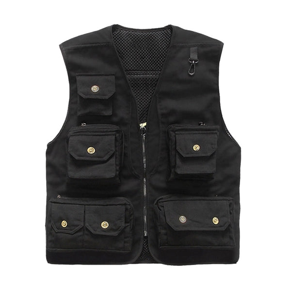 Outdoor Photography Fishing Vest Multi Pockets