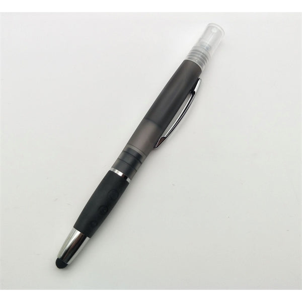 3-in-1 Spray Ballpoint Pen w/ Stylus Tip