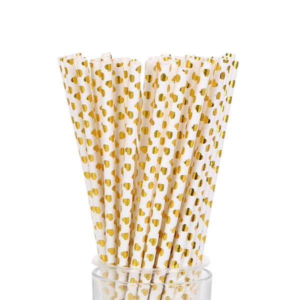 Gold Paper Straw