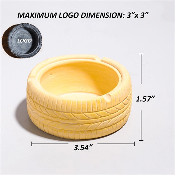 Tyre ashtray