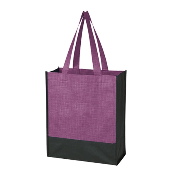 Stylish Colorful Crosshatch Tote Bag