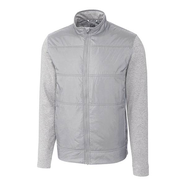 Cutter and Buck Stealth Hybrid Quilted Full Zip Windbreaker