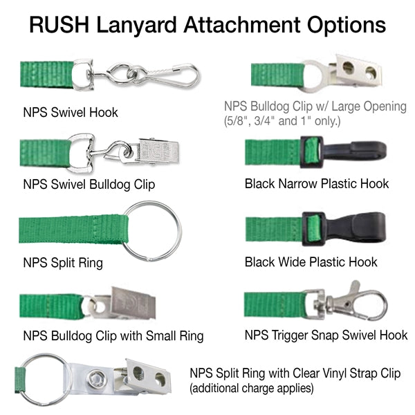 3/8" Flat Smooth Polyester Custom Dye-Sublimated Lanyards