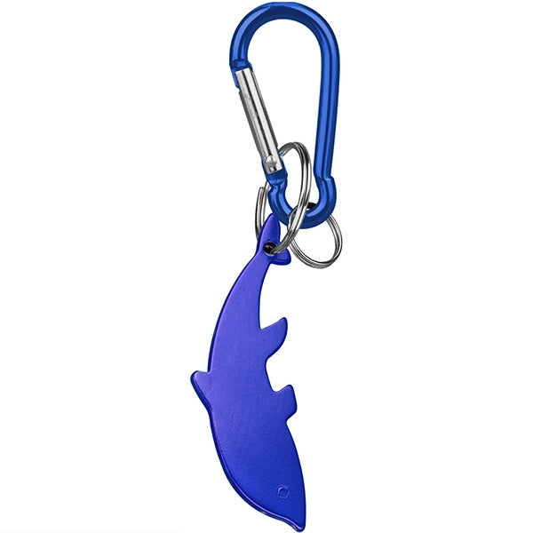 Dolphin Shaped Bottle Opener Key Holder and Carabiner