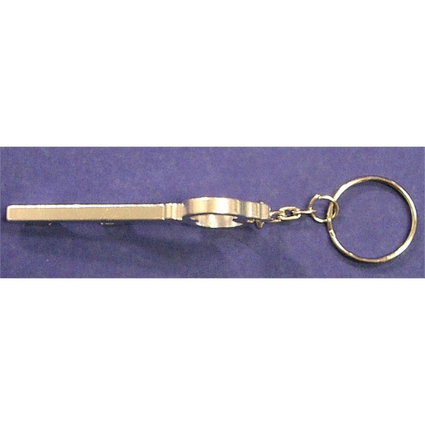 Key shape bottle opener keychain