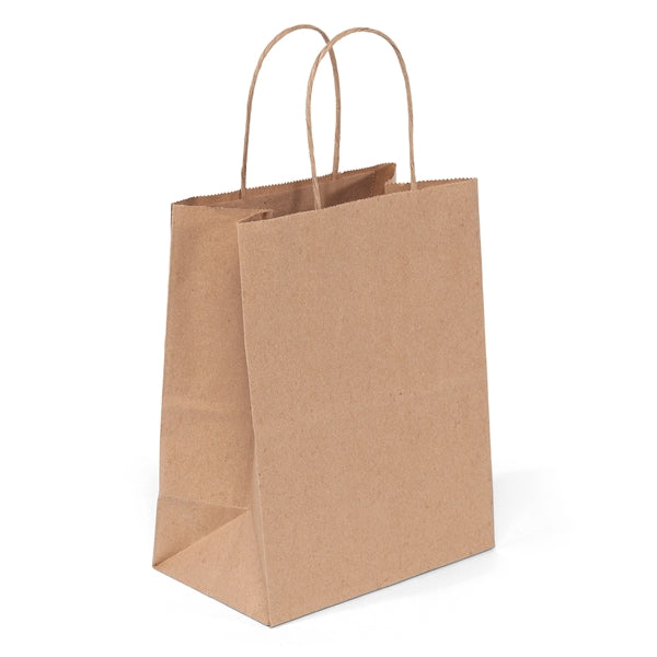 Eco Mini - Kraft-Brown Shopper - Flexo Ink Print