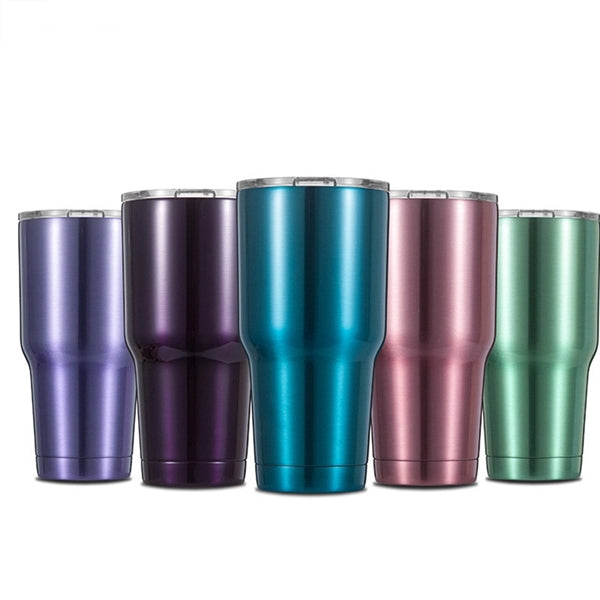 30oz Double Wall Vacuum Insulated Tumbler with Lid and Straw