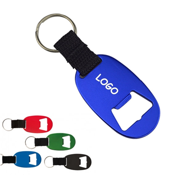 Bottle Opener With Strap Key Ring