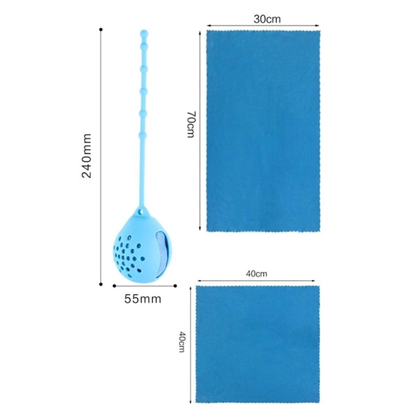 Portable Cooling Quick Dry Towel with Silicone Case
