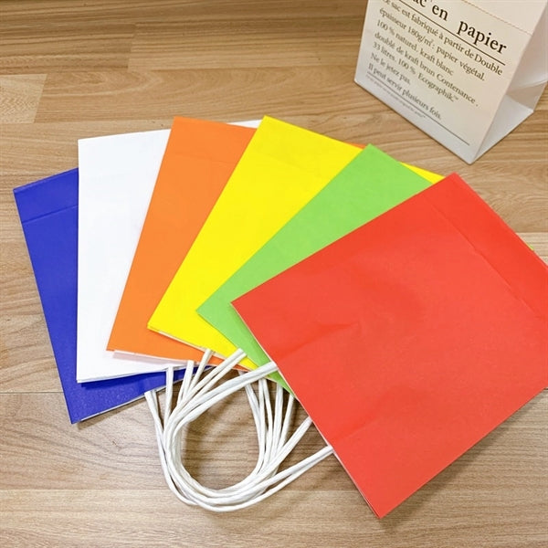 Kraft Paper Yellow Shopping Bag