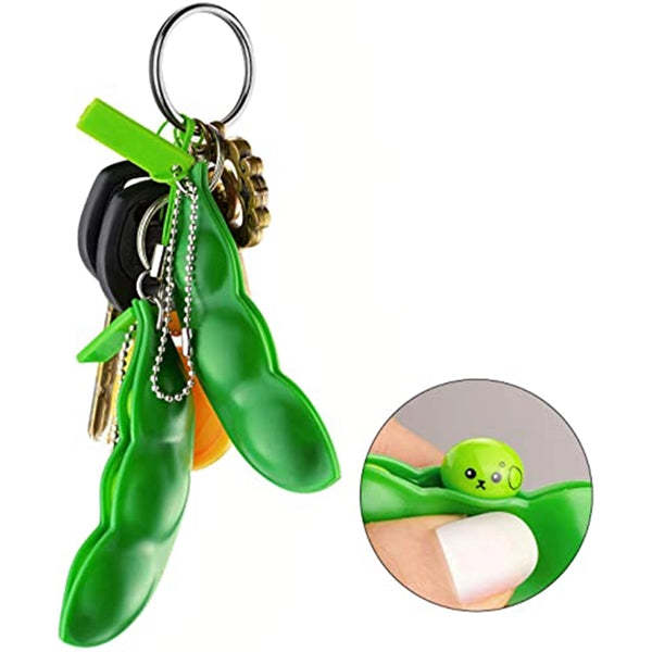 Fidget Toy Keychain Extrusion Bean