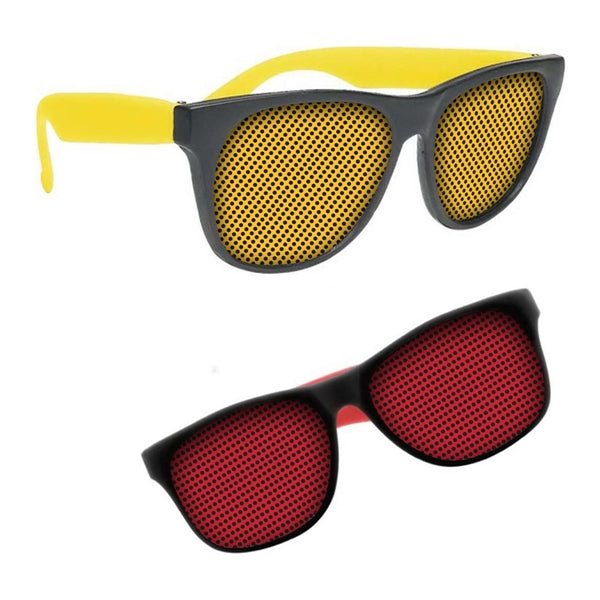 Black-Framed Custom Lens Sunglasses