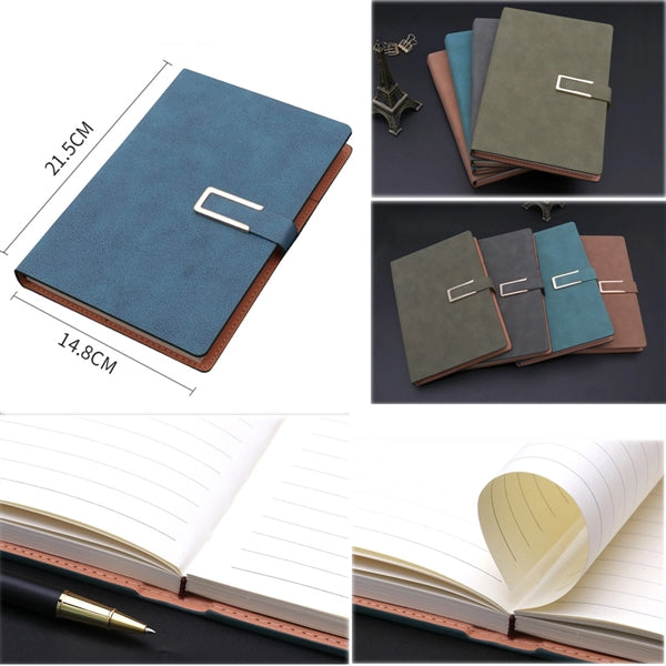 A5 Classic Journal Leather Writing Notebook with Pen/ Gift