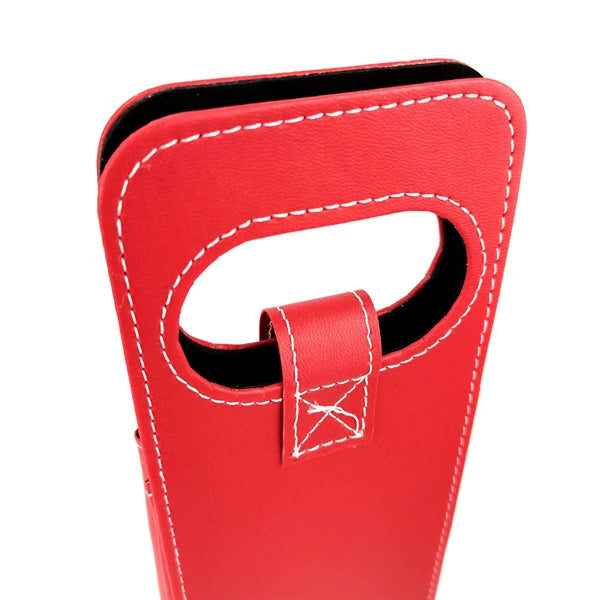 PU leather single wine bag