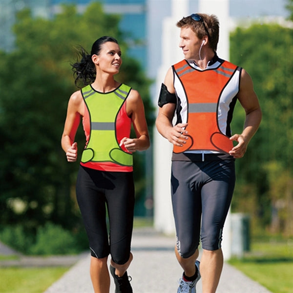 Reflective Running Vest with Pocket