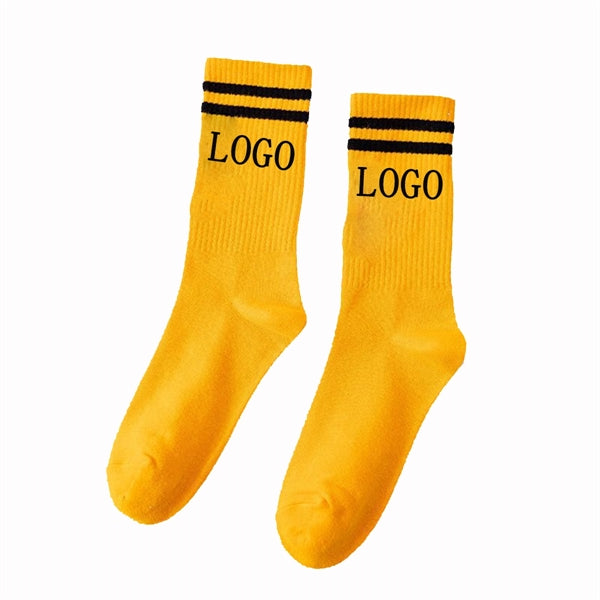 Summer Cotton Socks With Custom Logo