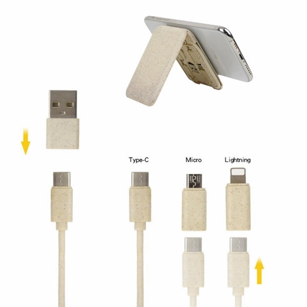 6 in 1 Biodegradable Charging Case Set