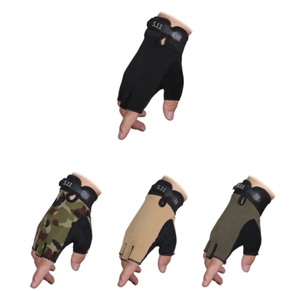 Non-Slip Gel Half Finger Sports Gloves for Men Women