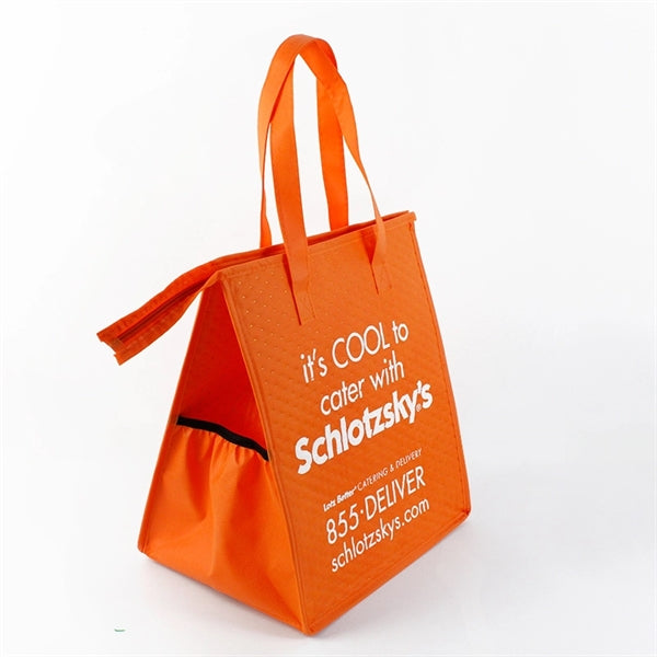 Insulated Cooler Tote Bag with Side Pocket