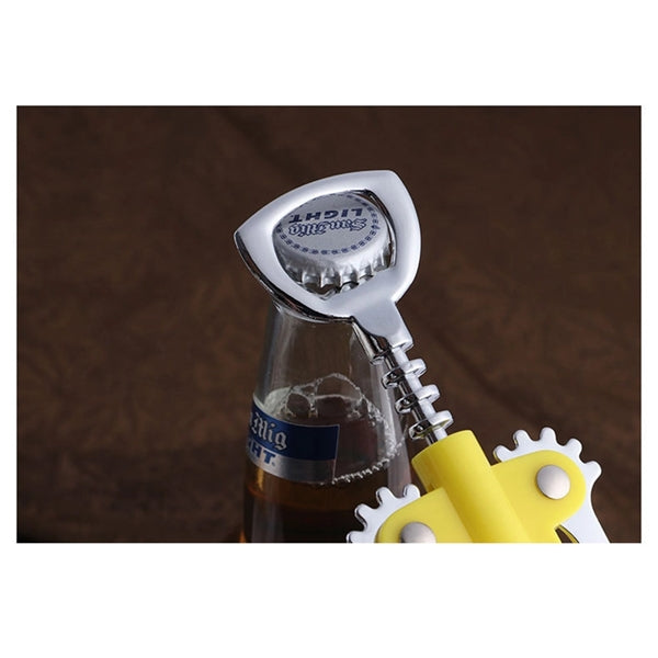 Wine zinc alloy bottle opener