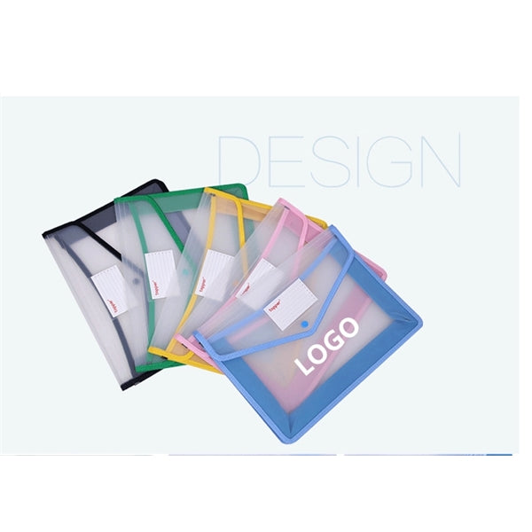 Thin transparent PPA4 file bag