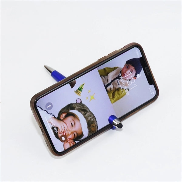 Capacitive Cell Phone Stand Pen with Stylus